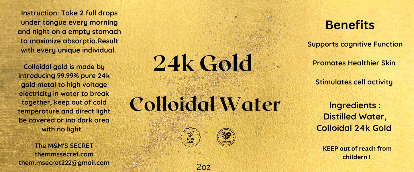 4oz Colloidal Silver Water